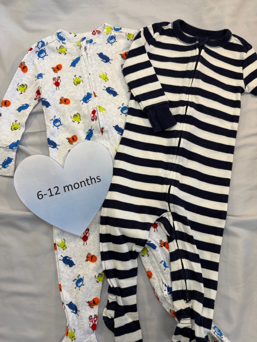 Old Navy Baby - Set of 2 Sleepers/Onesies with Colourful Patterns